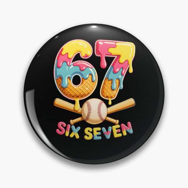 Item preview, Humor Seven Cream Ice Funny Baseball Drip Vintage Quote Six designed and sold by Aaronogagne.