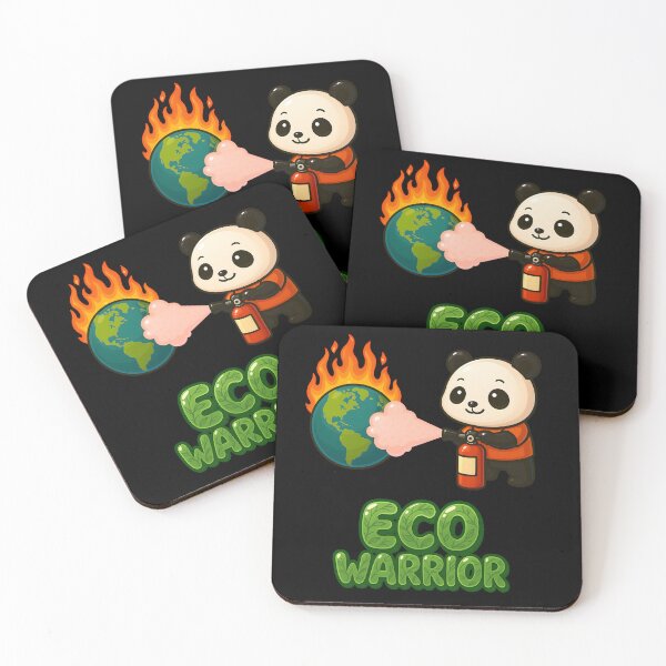 Item preview, Eco Warrior – Green-Friendly Save the Planet Inspirational Art designed and sold by ArtsyGlaze.