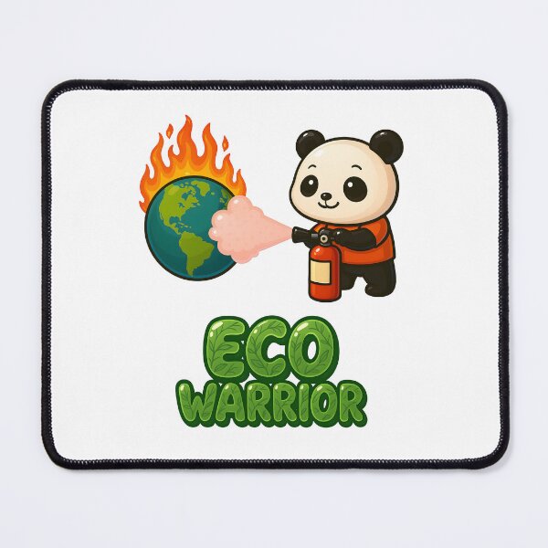 Item preview, Eco Warrior – Green-Friendly Save the Planet Inspirational Art designed and sold by ArtsyGlaze.