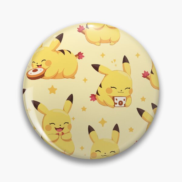Item preview, Cute Pikachu Pattern with Donuts and Stars designed and sold by quickkdesign.