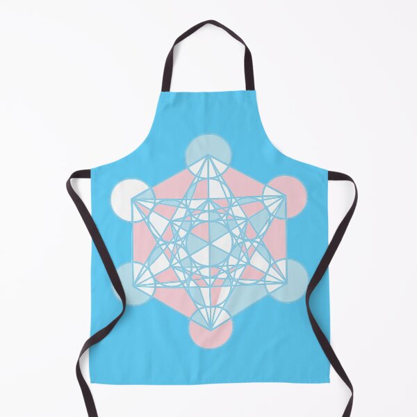 Item preview, Trans Pride Metatron’s Cube Geometry designed and sold by PrideDownUnder.