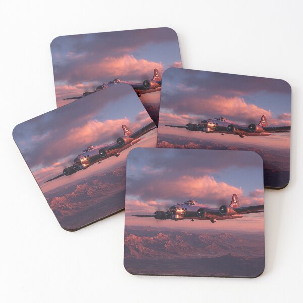 Item preview, B17 Flying Fortress Cruising Above the Open Sky Above the Clouds designed and sold by Skyframe Aviation.