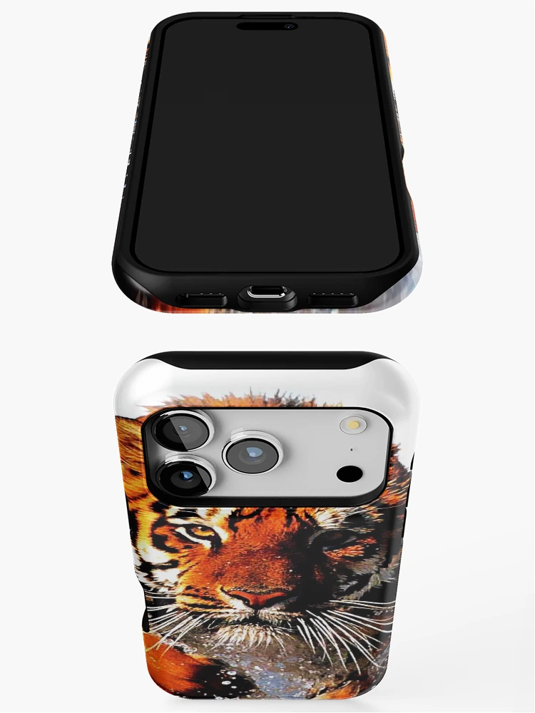 Thumbnail 3 of 4, iPhone Case, Tiger In Water designed and sold by RMSphoto.