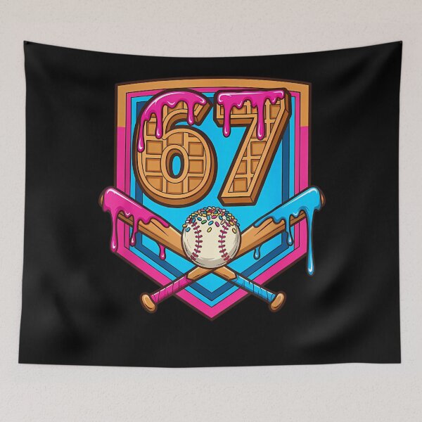 Item preview, Seven Baseball Vintage Drip Funny Six Ice Quote Humor Cream designed and sold by Aaronogagne.