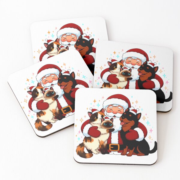 Item preview, Pawsitively Loved: Santa’s Snuggly Holiday Hug designed and sold by meesub.