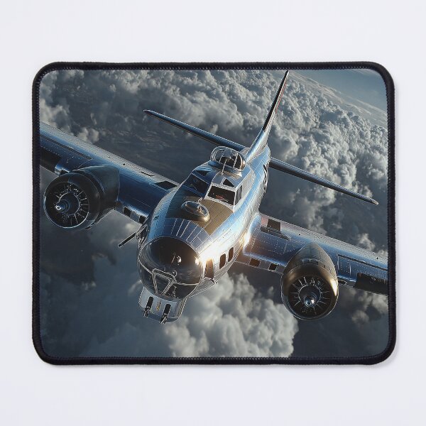 Item preview, B17F Aircraft Cruising Above Germany in Clear Skies designed and sold by Skyframe Aviation.
