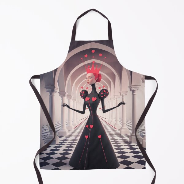 Item preview, Queen of Hearts Minimal – Dark Elegance in the Palace designed and sold by FusiTink.