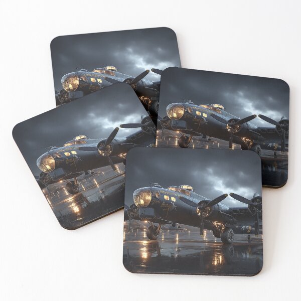 Item preview, B-17 Bomber on Wet Runway designed and sold by Skyframe Aviation.