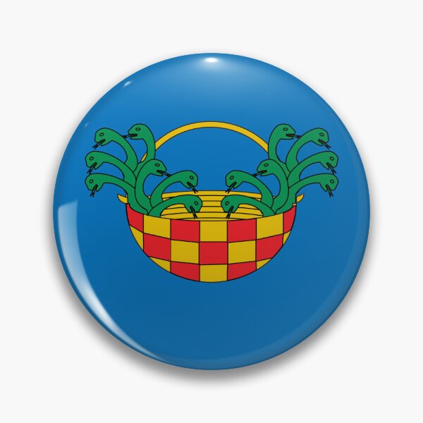 Item preview, Seven snake motifs on the flag of Melilla - Africa / Spain designed and sold by cvelasco88.