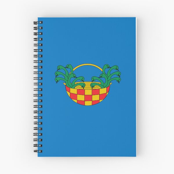 Item preview, Seven snake motifs on the flag of Melilla - Africa / Spain designed and sold by cvelasco88.