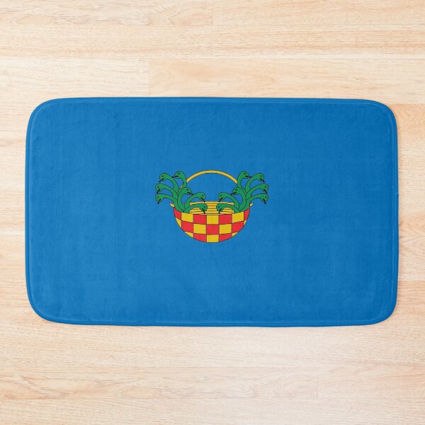 Item preview, Seven snake motifs on the flag of Melilla - Africa / Spain designed and sold by cvelasco88.