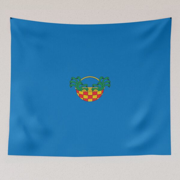 Item preview, Seven snake motifs on the flag of Melilla - Africa / Spain designed and sold by cvelasco88.
