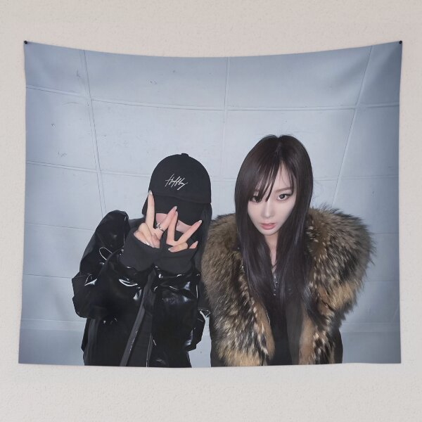 Item preview, Giselle and Ningning Aespa "Richman" Neon Fierce Design designed and sold by Valereekmerch.