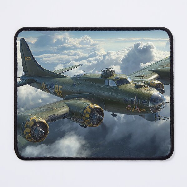 Item preview, Boeing B17F Flying Fortress Passing Over Northern France on the Return Home designed and sold by Skyframe Aviation.