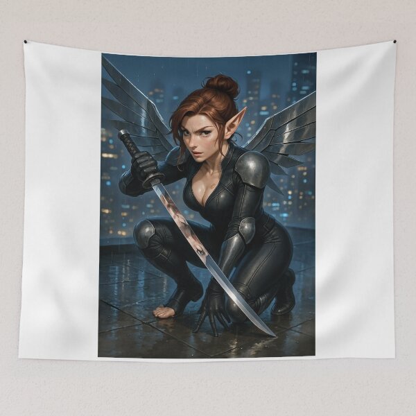Item preview, Fortana Valentina metal wings and sword  designed and sold by CathryneDelamort.