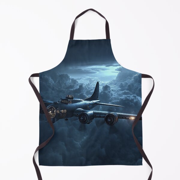 Item preview, Classic B17 Bomber Gliding Across Cloud Formations in Heavy Weather designed and sold by Skyframe Aviation.