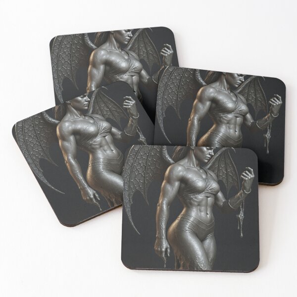 Item preview, Liquid metal succubus statue   designed and sold by CathryneDelamort.