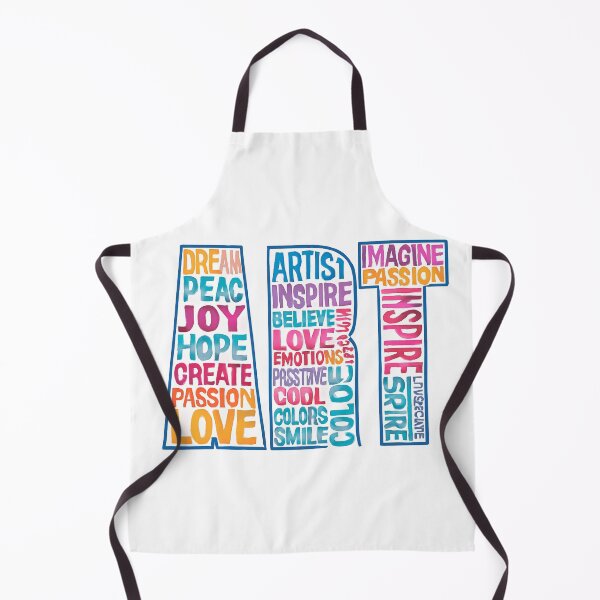 Item preview, "ART of Positivity – A Colorful Word Collage" designed and sold by Dogandesighn.