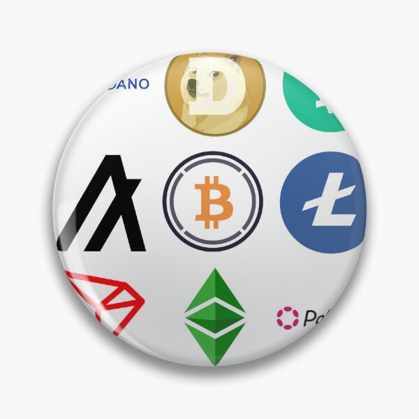 Item preview, Popular Cryptocurrency Logos Collage designed and sold by Adam Mak.