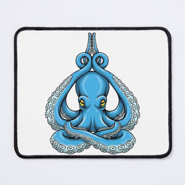 Item preview, Meditating Octopus Yoga Pose Sea Creature designed and sold by k3rstman1.