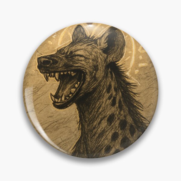 Item preview, Laughing Hyena Heart – Sepia Emotional Chaos designed and sold by SavannaStrikes.