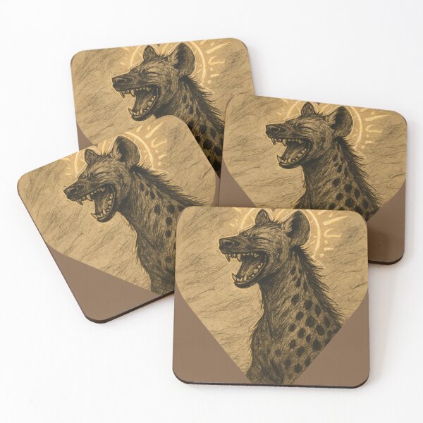 Item preview, Laughing Hyena Heart – Sepia Emotional Chaos designed and sold by SavannaStrikes.