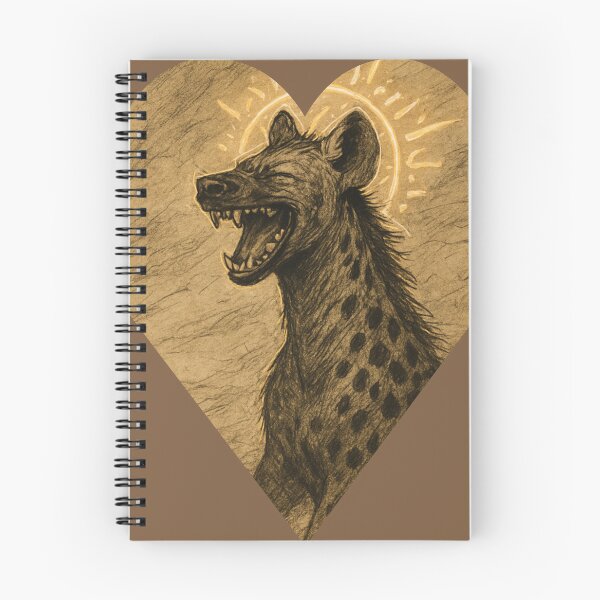 Item preview, Laughing Hyena Heart – Sepia Emotional Chaos designed and sold by SavannaStrikes.