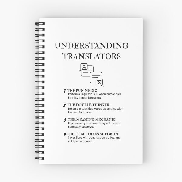 Item preview, Translator Humor Shirt – Witty Linguistics Definitions Collection designed and sold by PsyFlow35.