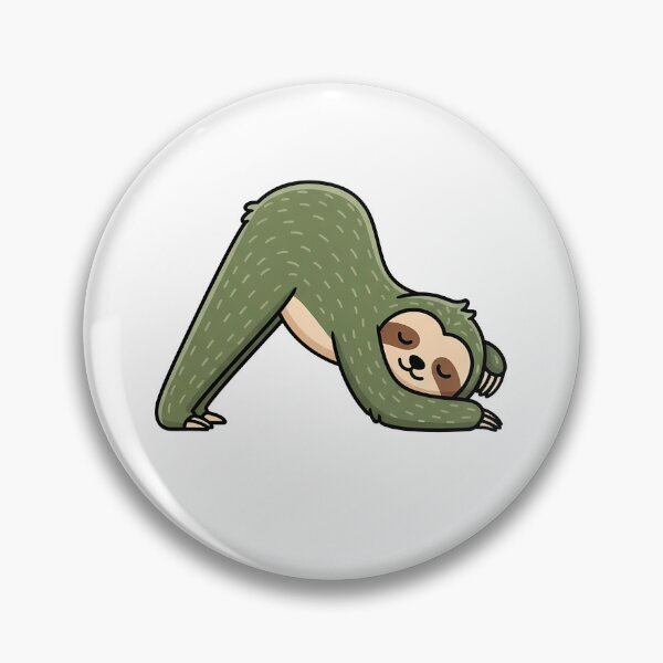 Item preview, Cute Sloth Downward Dog Yoga Pose designed and sold by k3rstman1.