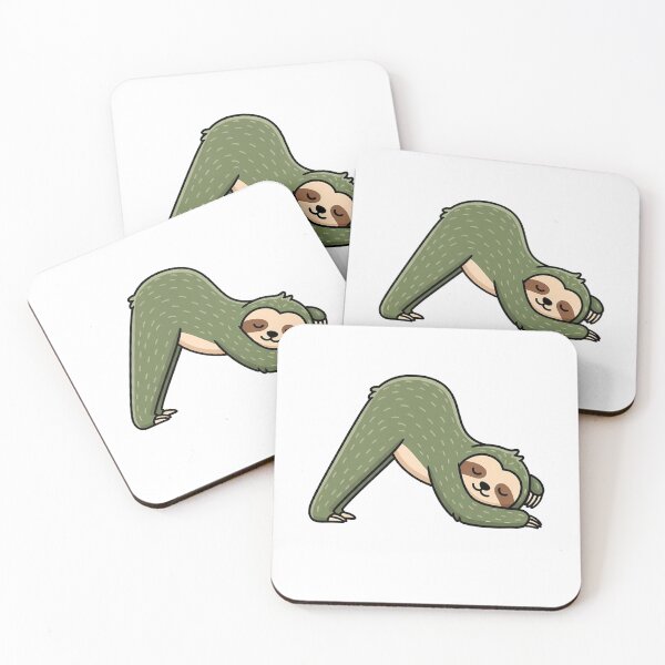 Item preview, Cute Sloth Downward Dog Yoga Pose designed and sold by k3rstman1.