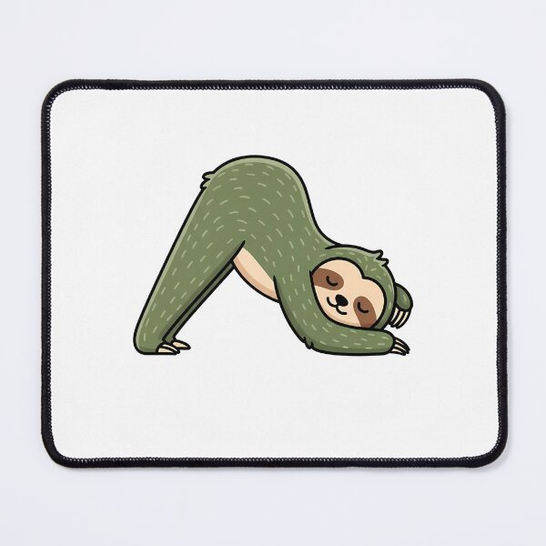 Item preview, Cute Sloth Downward Dog Yoga Pose designed and sold by k3rstman1.