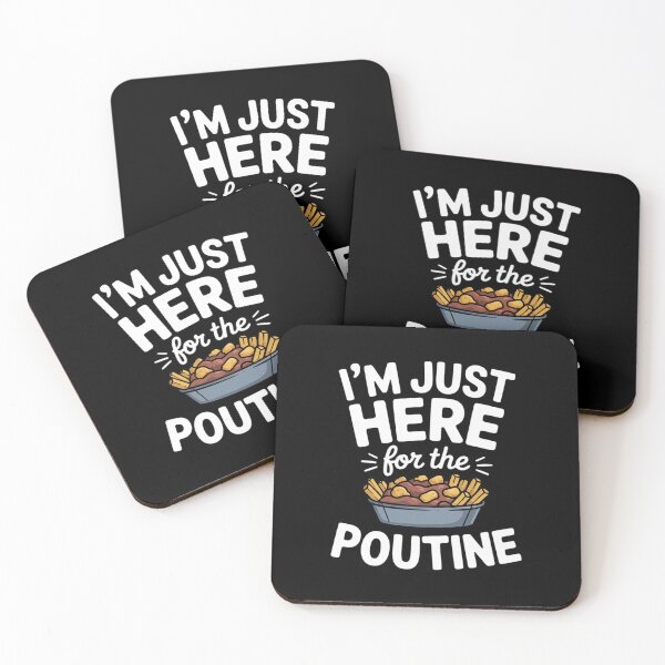 Item preview, I'm Just Here for The Poutine Canadian Fries Cheese Potatoes designed and sold by SnackPAC.