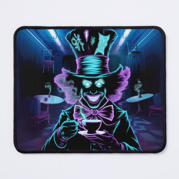 Item preview, Neon Mad Hatter – Cyberpunk Tea Time designed and sold by FusiTink.