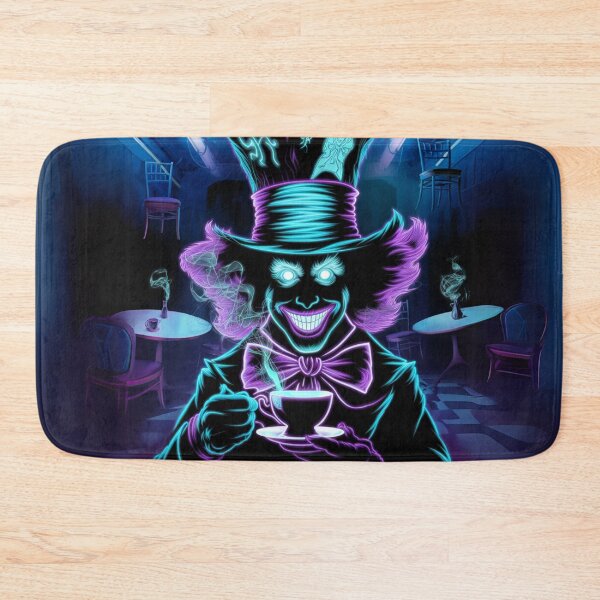 Item preview, Neon Mad Hatter – Cyberpunk Tea Time designed and sold by FusiTink.