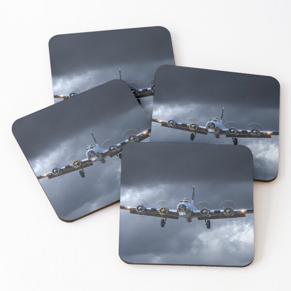 Item preview, B17F Aircraft High Above the North Sea with the Sun Rising designed and sold by Skyframe Aviation.