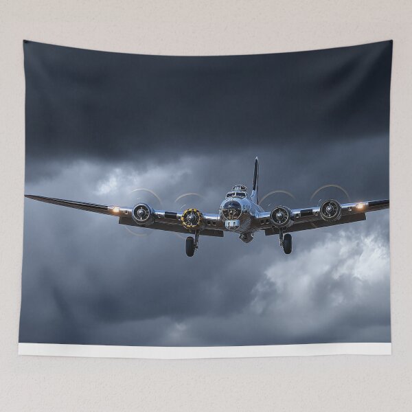 Item preview, B17F Aircraft High Above the North Sea with the Sun Rising designed and sold by Skyframe Aviation.