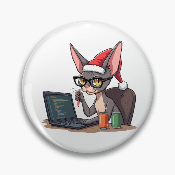 Artikelvorschau, Weihnachtsmütze für Sphynxkatzen | Dev Life Programmierer-Edition entworfen und verkauft von Dev Life Designs.