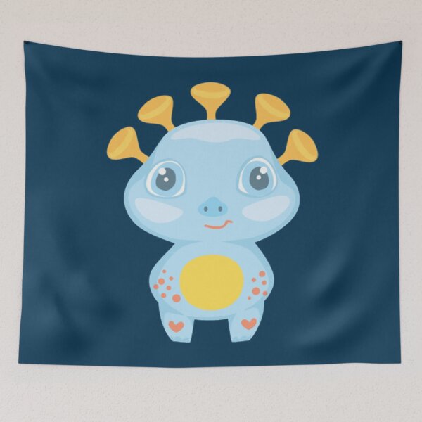 Item preview, Billy the Blue Monster   designed and sold by shopbadao1.