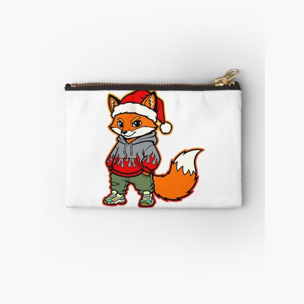 Item preview, The fox in Santa's hat designed and sold by krabbaraban.