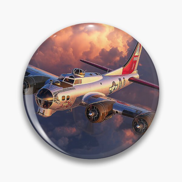 Item preview, B17 Flying Fortress Crossing the Combat Zone at Dawn designed and sold by Skyframe Aviation.