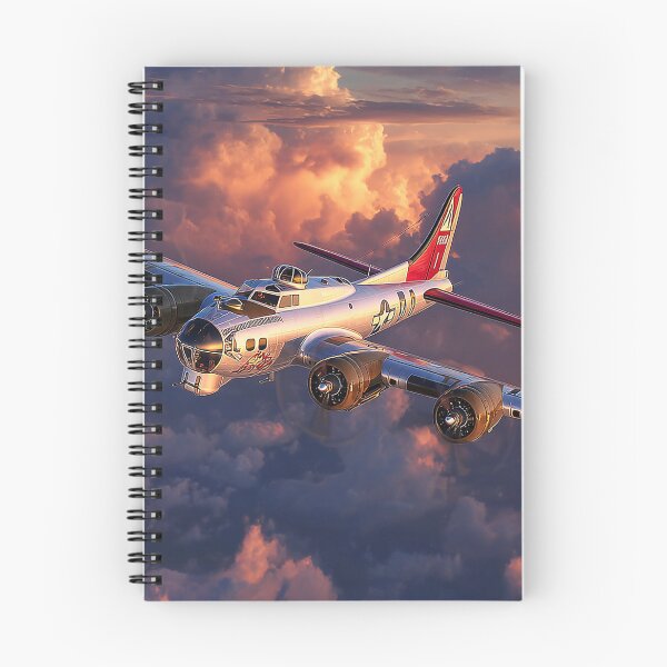 Item preview, B17 Flying Fortress Crossing the Combat Zone at Dawn designed and sold by Skyframe Aviation.
