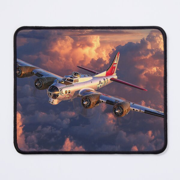 Item preview, B17 Flying Fortress Crossing the Combat Zone at Dawn designed and sold by Skyframe Aviation.