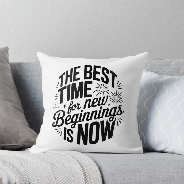 Item preview, The Best Time For New Beginnings Is Now Happy New Year Celebration Winter, designed and sold by VENOM0RIOT.
