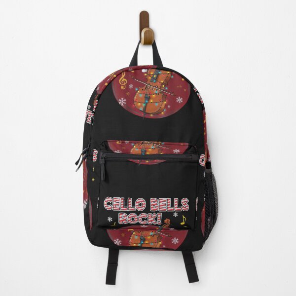 Item preview, Cello Bells Rock! Christmas T-Shirt - Musical Holiday Cello Tee - Twinkling Lights & Santa Hat, Funny Cellist Xmas Gift, Instrument Shirt designed and sold by ZyxDes.