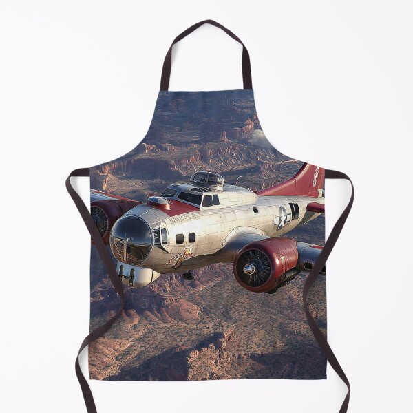 Item preview, B-17 Flying Over Desert Landscape designed and sold by Skyframe Aviation.