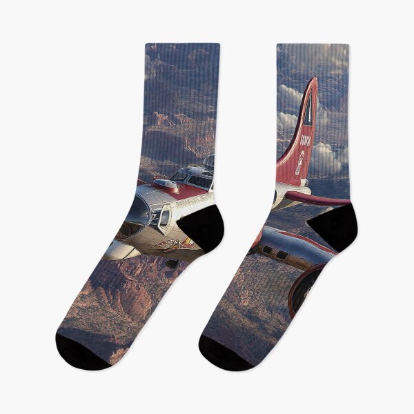 Item preview, B-17 Flying Over Desert Landscape designed and sold by Skyframe Aviation.