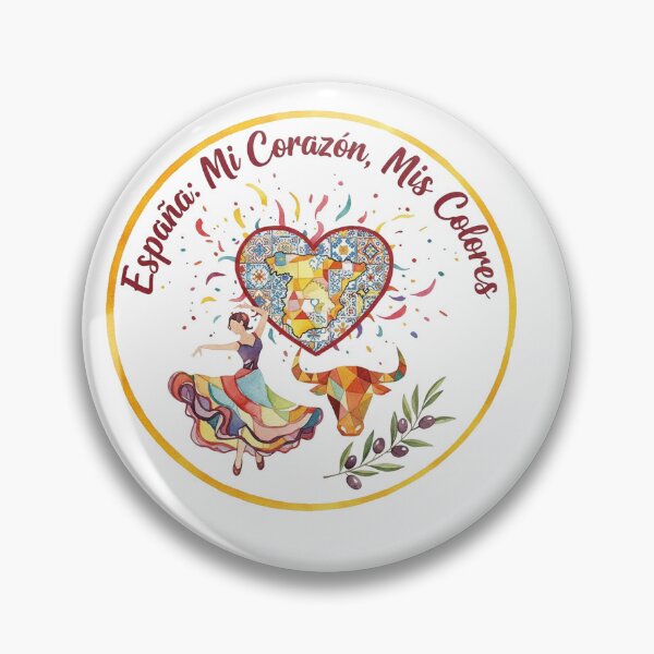 Item preview, España: Mi Corazón, Mis Colores - Spanish Pride Watercolor Design designed and sold by Sushikidsntod.