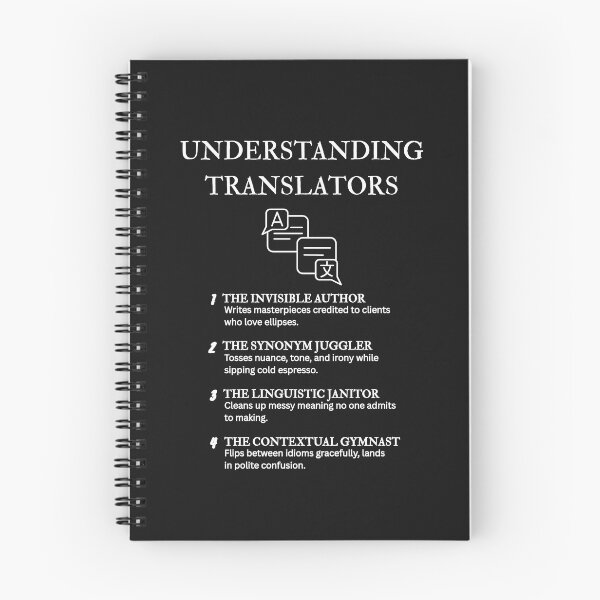 Item preview, Funny Translator Gift – Language Professional Humor Apparel – Black designed and sold by PsyFlow35.