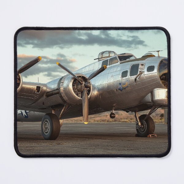 Item preview, Vintage B-17 Bomber on Runway designed and sold by Skyframe Aviation.