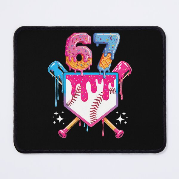 Item preview, Vintage Baseball Funny Drip Ice Seven Six Quote Humor Cream designed and sold by Aaronogagne.